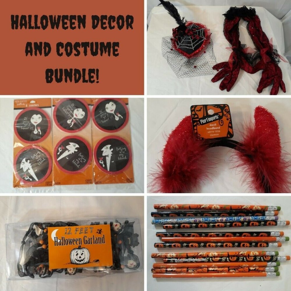 Halloween Decor Bundle - BRAND NEW - Picture 1 of 11